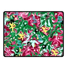 Floral-diamonte Fleece Blanket (Small)