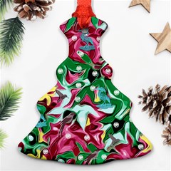 Floral-diamonte Ornament (Christmas Tree) 