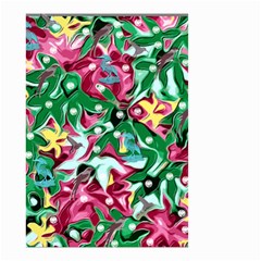 Floral-diamonte Small Garden Flag (Two Sides)