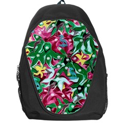 Floral-diamonte Backpack Bag