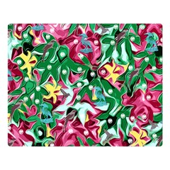 Floral-diamonte Double Sided Flano Blanket (Large) 