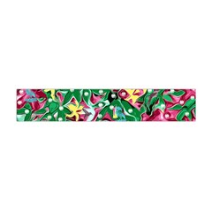 Floral-diamonte Flano Scarf (Mini)