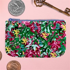 Floral-diamonte Large Coin Purse