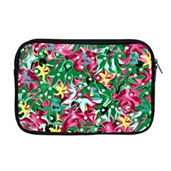 Floral-diamonte Apple MacBook Pro 17  Zipper Case