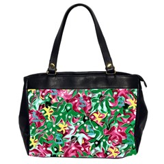 Floral-diamonte Oversize Office Handbag (2 Sides) by PollyParadise