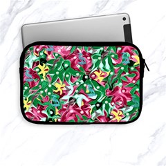 Floral-diamonte Apple Ipad Mini Zipper Cases by PollyParadise