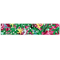 Floral-diamonte Large Flano Scarf 