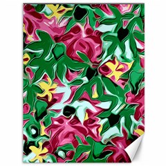 Floral-abstract Canvas 36  X 48  by PollyParadise