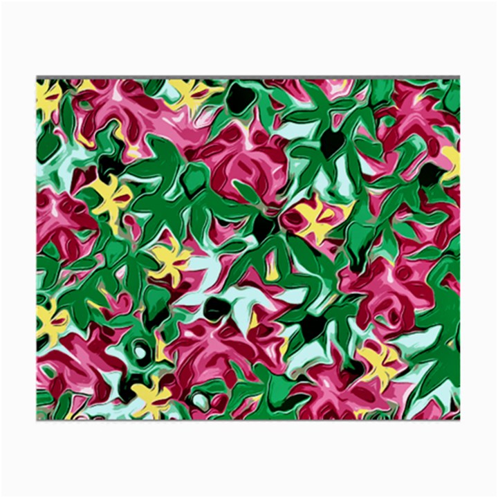 Floral-Abstract Small Glasses Cloth (2 Sides)