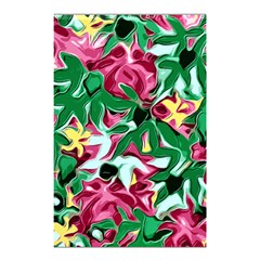 Floral-abstract Shower Curtain 48  X 72  (small)  by PollyParadise