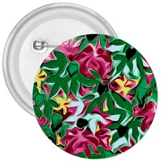 Floral-abstract 3  Buttons by PollyParadise