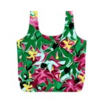 Floral-Abstract Full Print Recycle Bag (M) Front