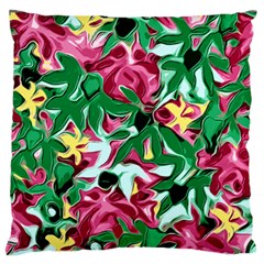 Floral-abstract Standard Flano Cushion Case (two Sides) by PollyParadise