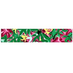 Floral-abstract Large Flano Scarf 