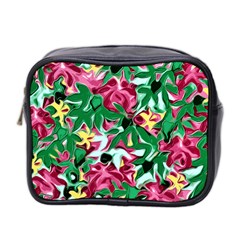 Floral-abstract Mini Toiletries Bag (two Sides) by PollyParadise