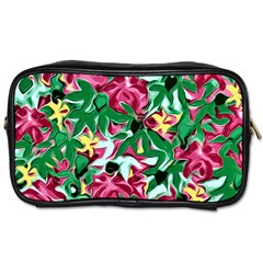 Floral-abstract Toiletries Bag (one Side) by PollyParadise