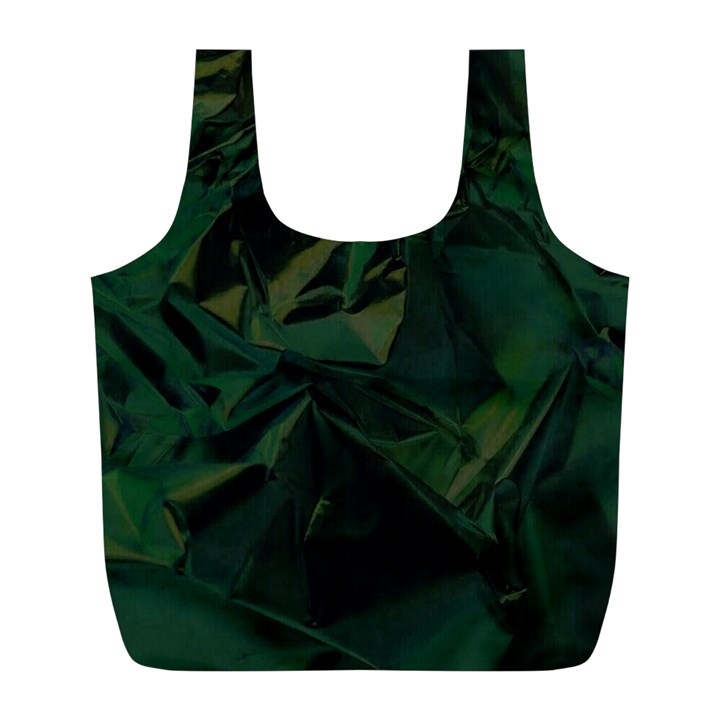 Sea Green Full Print Recycle Bag (L)