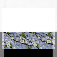 Pear Branch With Flowers Rectangular Jigsaw Puzzl by SychEva