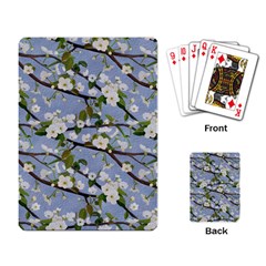 Pear Branch With Flowers Playing Cards Single Design (rectangle) by SychEva