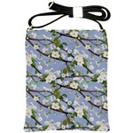 Pear Branch With Flowers Shoulder Sling Bag Front