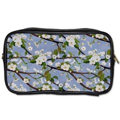 Pear Branch With Flowers Toiletries Bag (two Sides) by SychEva