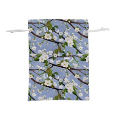 Pear Branch With Flowers Lightweight Drawstring Pouch (s) by SychEva