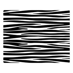 Zebra Stripes, Black And White Asymmetric Lines, Wildlife Pattern Double Sided Flano Blanket (large)  by Casemiro