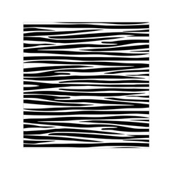 Zebra Stripes, Black And White Asymmetric Lines, Wildlife Pattern Small Satin Scarf (square) by Casemiro