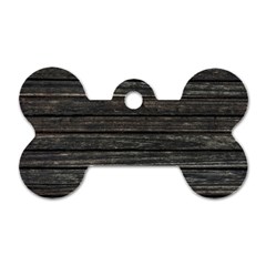 Wooden Linear Geometric Design Dog Tag Bone (two Sides) by dflcprintsclothing