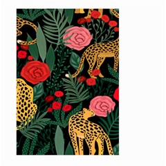 Leopardrose Large Garden Flag (two Sides)