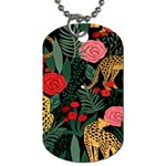 Leopardrose Dog Tag (One Side) Front