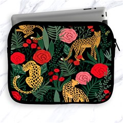 Leopardrose Apple Ipad 2/3/4 Zipper Cases by PollyParadise