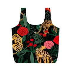 Leopardrose Full Print Recycle Bag (m)