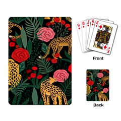 Leopardrose Playing Cards Single Design (rectangle)