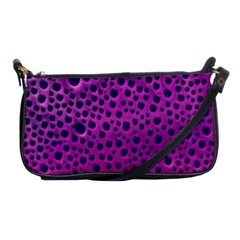 Purple Abstract Print Design Shoulder Clutch Bag by dflcprintsclothing