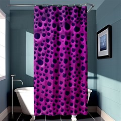 Purple Abstract Print Design Shower Curtain 36  X 72  (stall) 