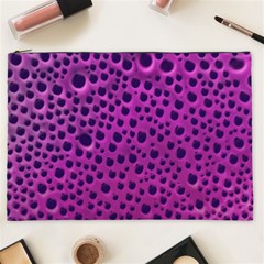 Purple Abstract Print Design Cosmetic Bag (xxl) by dflcprintsclothing