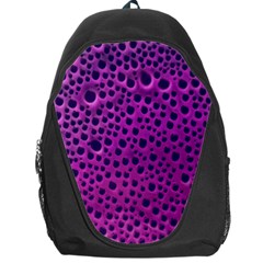 Purple Abstract Print Design Backpack Bag