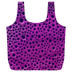 Purple Abstract Print Design Full Print Recycle Bag (xxl) by dflcprintsclothing