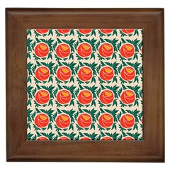 Rose Ornament Framed Tile by SychEva