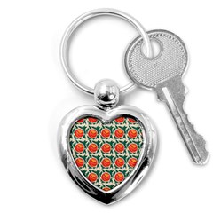 Rose Ornament Key Chain (heart) by SychEva