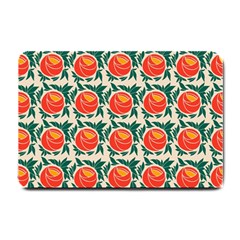 Rose Ornament Small Doormat  by SychEva