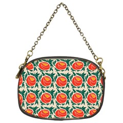 Rose Ornament Chain Purse (two Sides) by SychEva