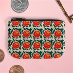 Rose Ornament Mini Coin Purse Front