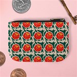 Rose Ornament Mini Coin Purse Back