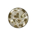   Golden hearts Hat Clip Ball Marker (4 pack) Front