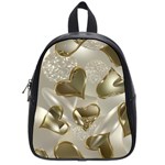   Golden hearts School Bag (Small) Front