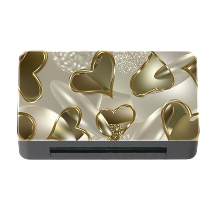   Golden hearts Memory Card Reader with CF