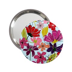 Flower Pattern 2 25  Handbag Mirrors