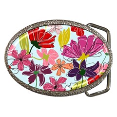 Flower Pattern Belt Buckles